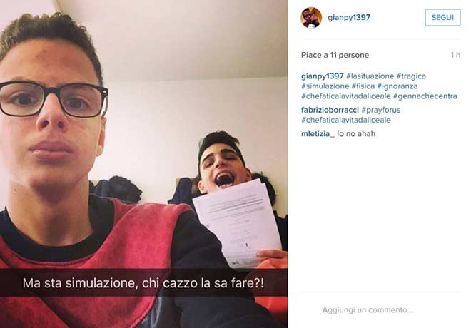 simulazione seconda prova Fisica 2016 protesta sui social