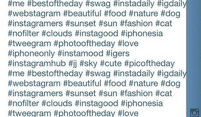  foto di hashtag Instagram