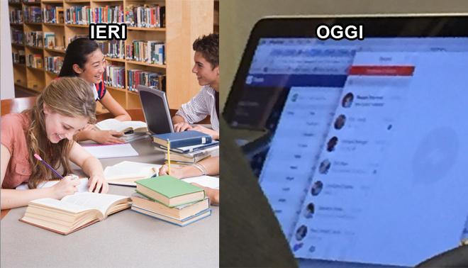 foto di come la vita a scuola è cambiata nel corso degli anni