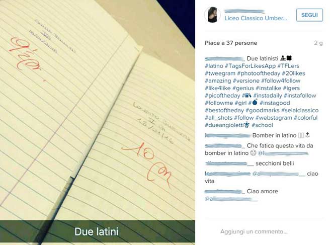 instagram vita sociale classico