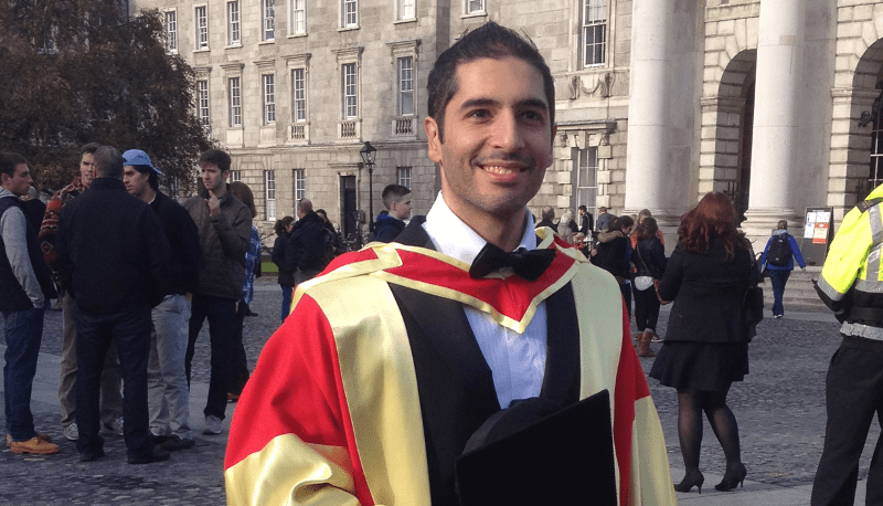 italiano professore più amato d'irlanda lezioni al pub