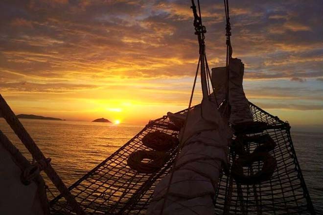  foto di mare al tramonto
