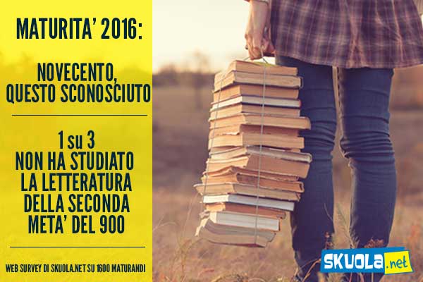 Maturità 2016: comunicato su programma storia e italiano