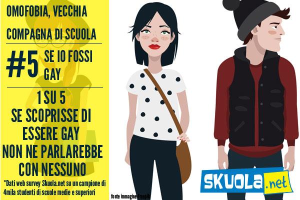 foto di omofobia a scuola