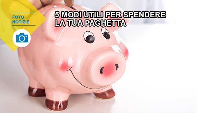foto di soldi della paghetta
