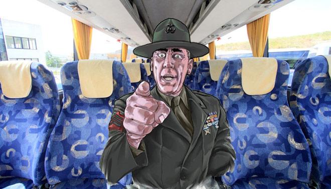 foto di gita scolastici e prof che diventano sergenti