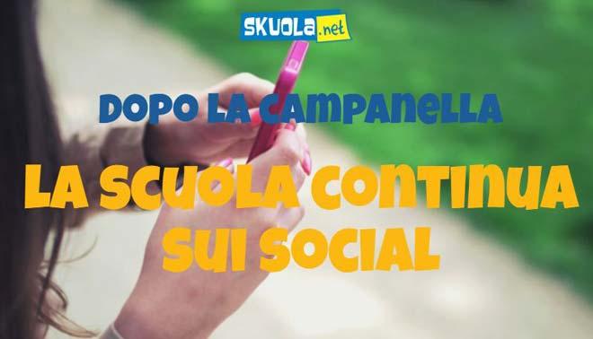 Dopo la campanella, la scuola continua sui social