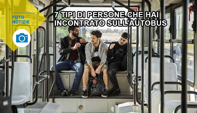foto di copertina 7 tipi di persone sull'autobus