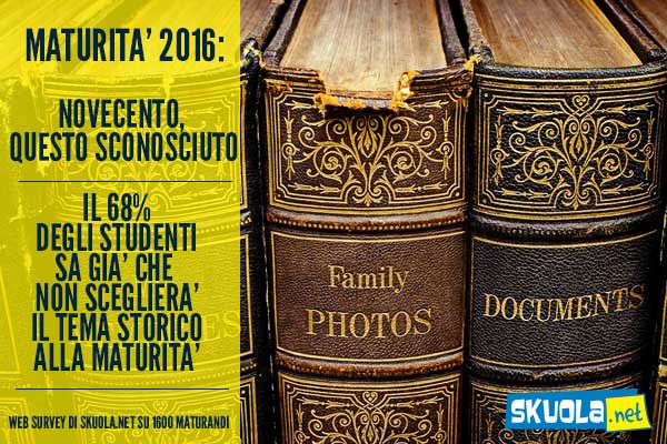 Maturità 2016: comunicato su programma storia e italiano