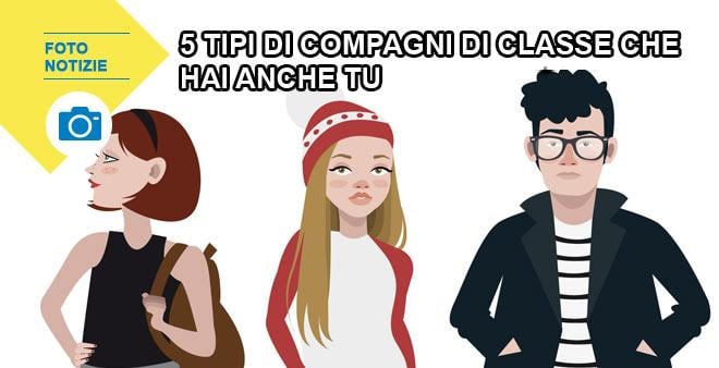 foto di copertina 5 tipi di compagni di classe
