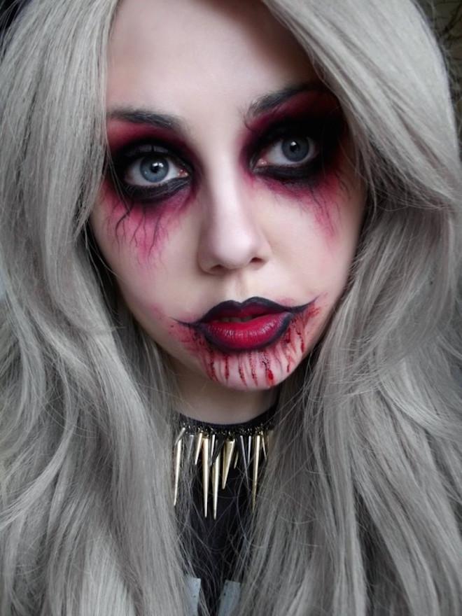 7 make up da urlo per sbalordire gli amici al vostro Halloween Party articolo