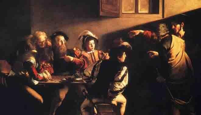 analisi de La vocazione di San Matteo di Caravaggio