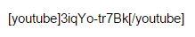 formattazione youtube