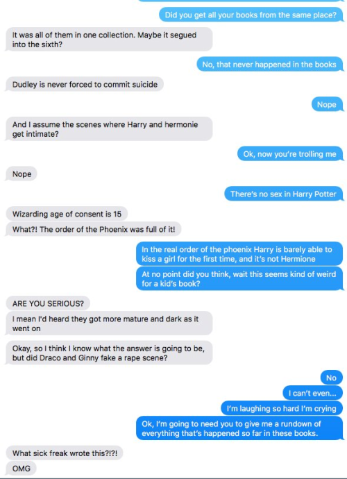 Il ragazzo che ha letto per sbaglio una versione hot di Harry Potter articolo