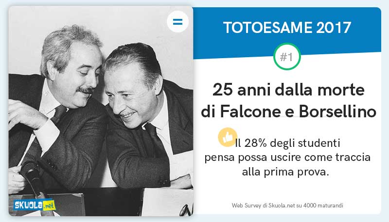 totoesame maturità falcone borsellino