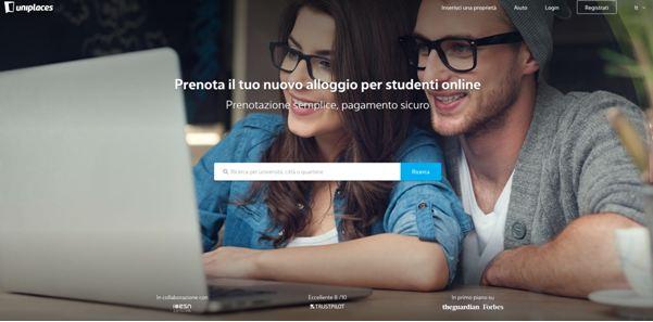 schermata uniplaces