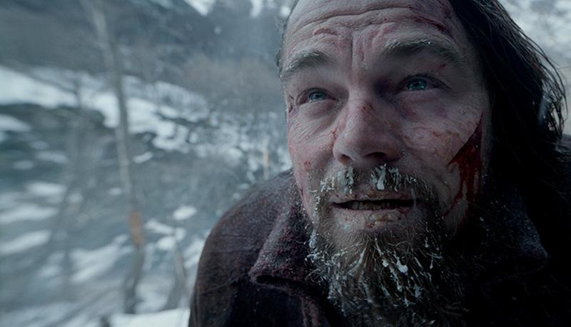 primo piano leonardo di caprio film the revenant