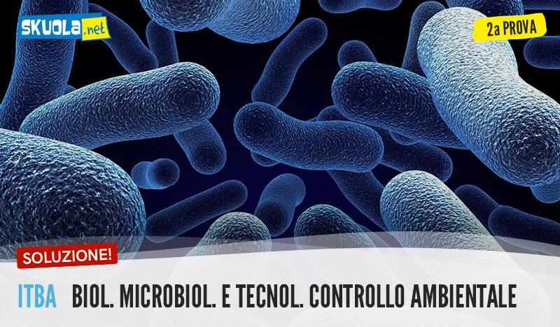 traccia e soluzione biologia microbiologia e tecnologia del controllo ambientale