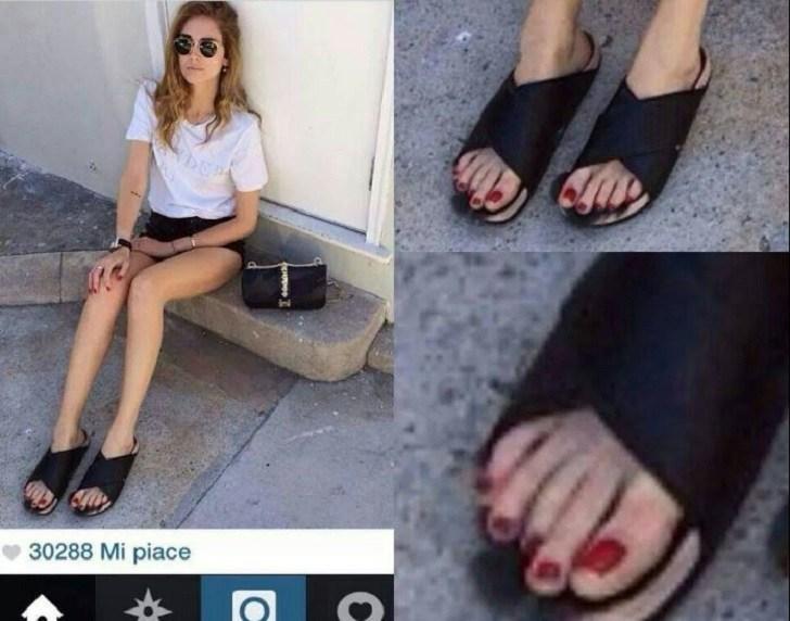 I piedoni di Chiara Ferragni fanno impazzire il web articolo