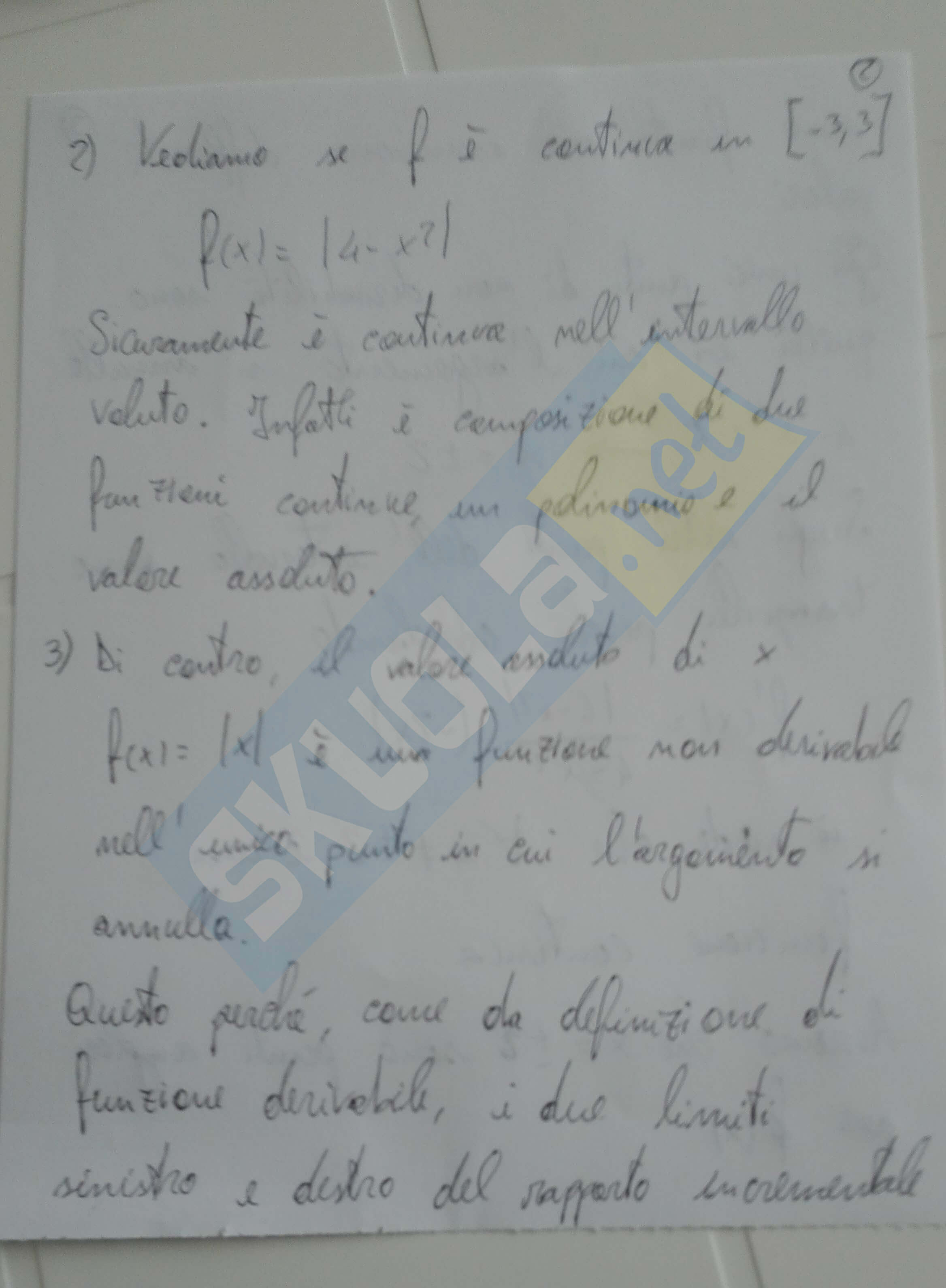 soluzione seconda prova Matematica Maturità 2017
