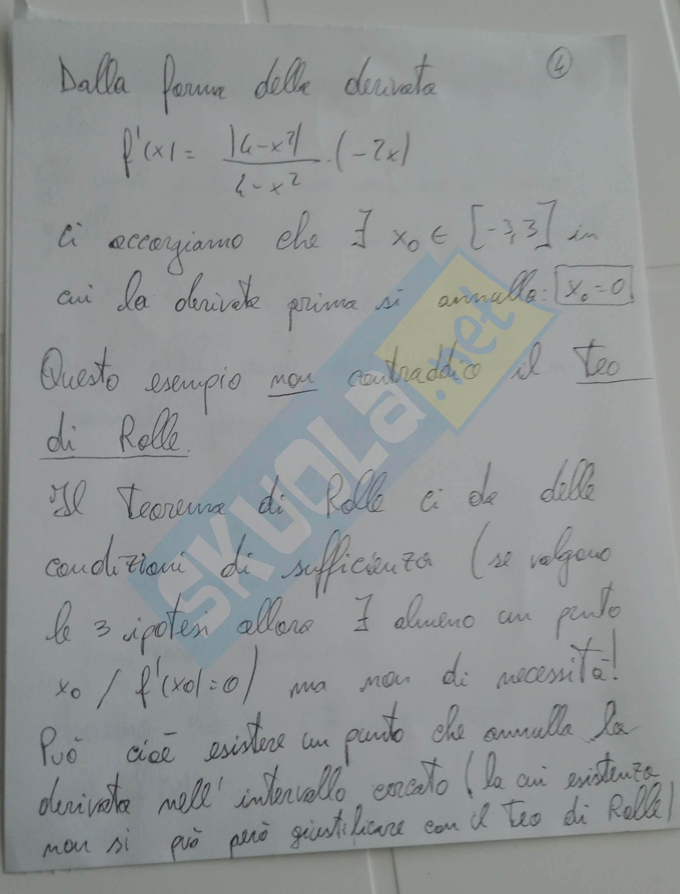 soluzione seconda prova Matematica Maturità 2017