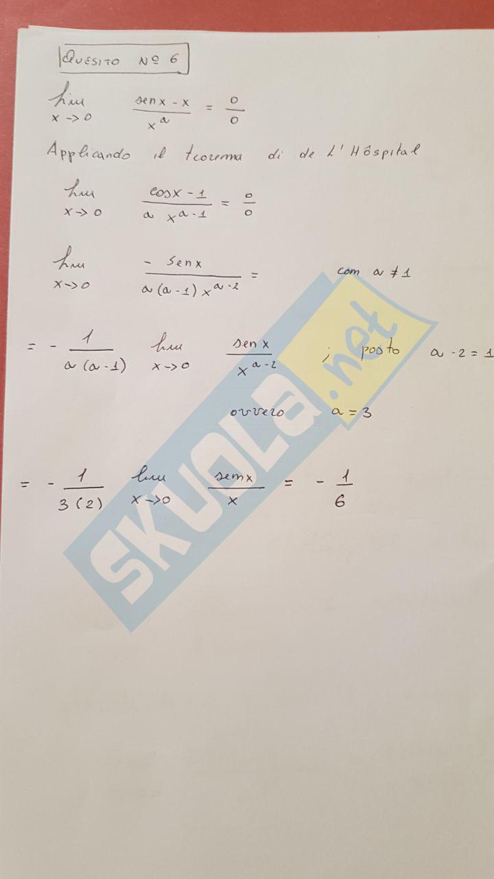 soluzione seconda prova Matematica Maturità 2017