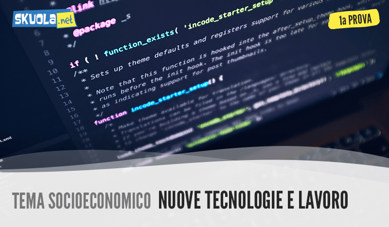 Maturità: traccia saggio breve socio economico