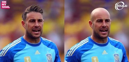 Giocatori di calcio da pelati a capelluti: le foto articolo