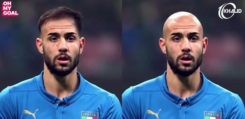Giocatori di calcio da pelati a capelluti: le foto articolo