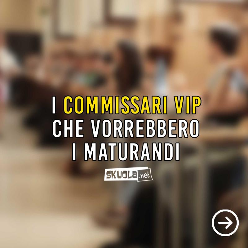 commissari maturità vip