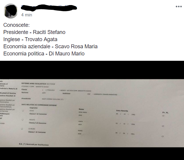 Commissari esterni 2018, fuga di notizie sui social network e segreterie prese d’assalto articolo