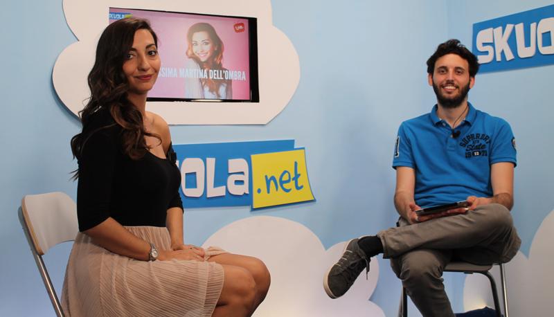 Martina Dell’Ombra ospite della Skuola Tv!