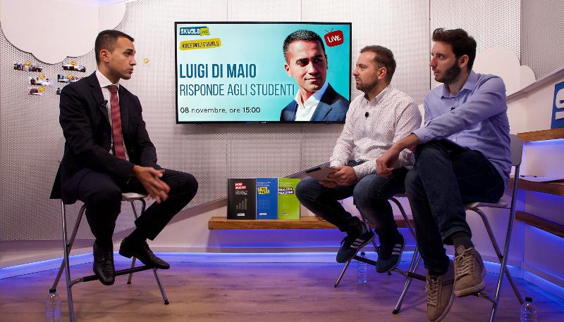 Di Maio a Skuola.net: “2019 anno del cambiamento. Incoraggiamo i giovani a restare nel nostro Paese" articolo