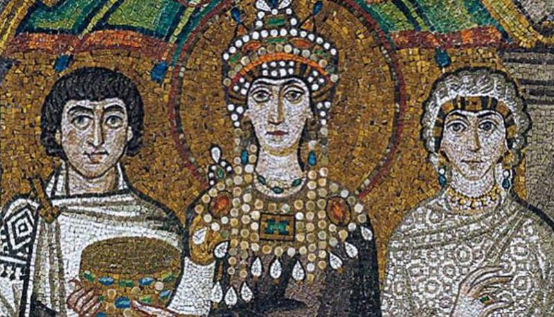 l'imperatrice Teodora, moglie di Giustiniano