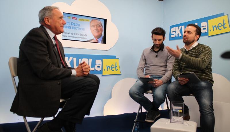 Pietro Grasso a Skuola.net: “Abolizione delle tasse universitarie? Abbiamo acceso il dibattito”