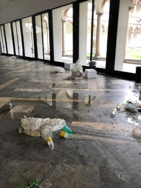 festa non autorizzata statale milano