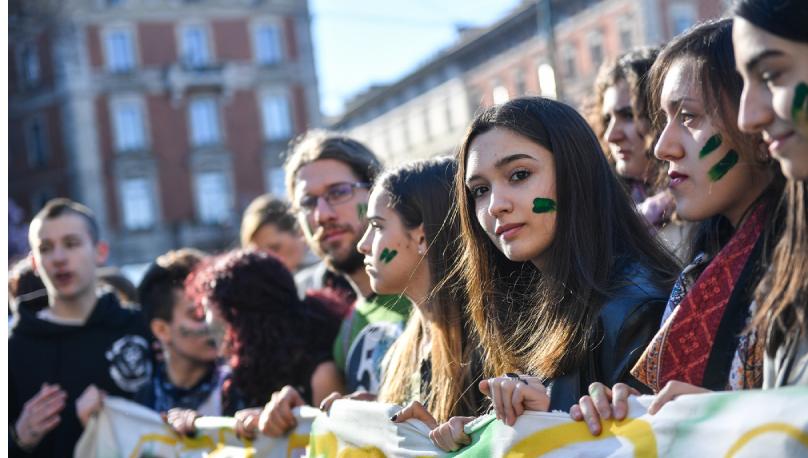 studenti in piazza