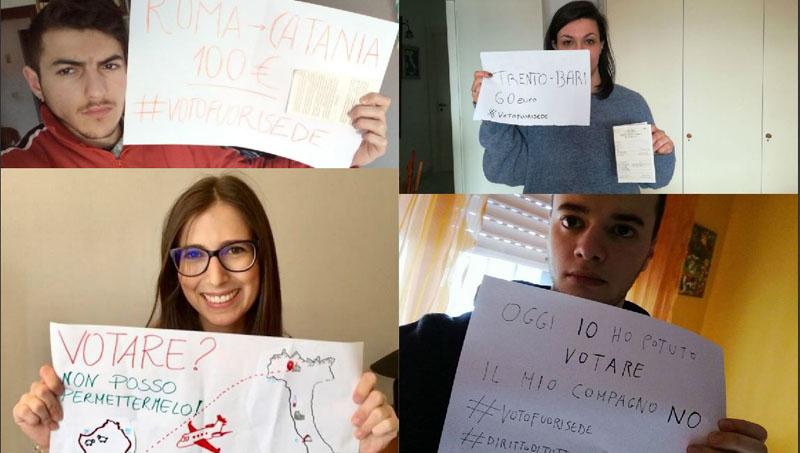 #votofuorisede, la petizione degli studenti fuorisede
