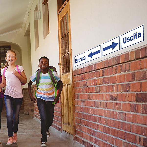 Settembre, la segnaletica Anti-Covid che vedrai a scuola articolo