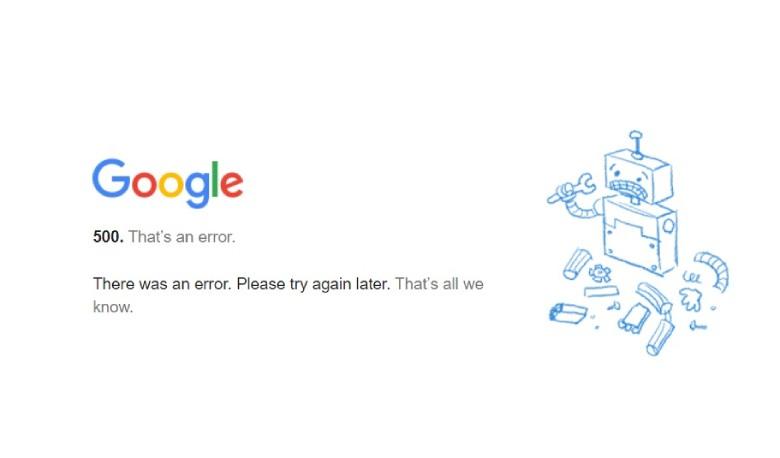 google down