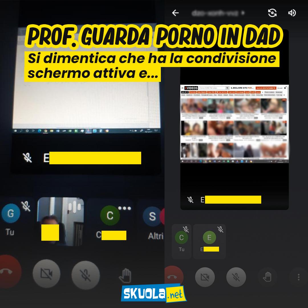 Professore va su sito porno in Dad e dimentica lo schermo condiviso: alunni  increduli