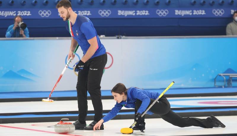 costantini e mosaner oro nel curling