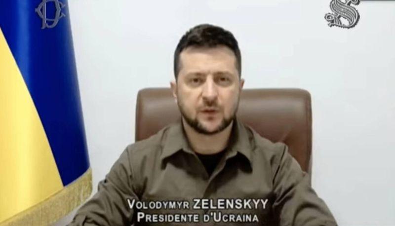 zelesky parlamento italiano