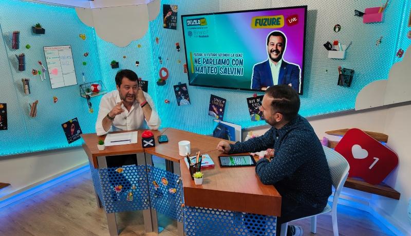 Matteo Salvini a Skuola.net
