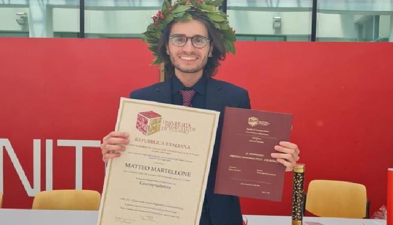 matteo sordo da sempre si laurea