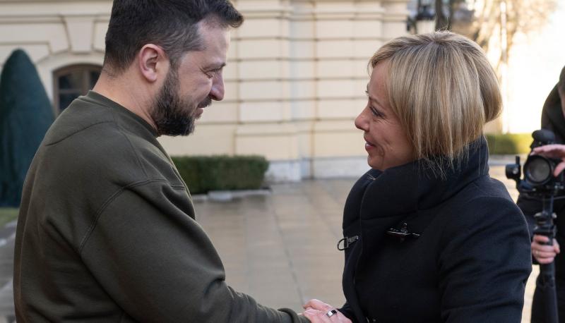 giorgia meloni incontra Zelensky discorso Putin Biden