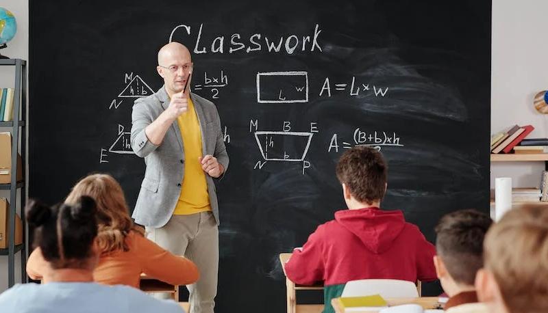 professore in classe