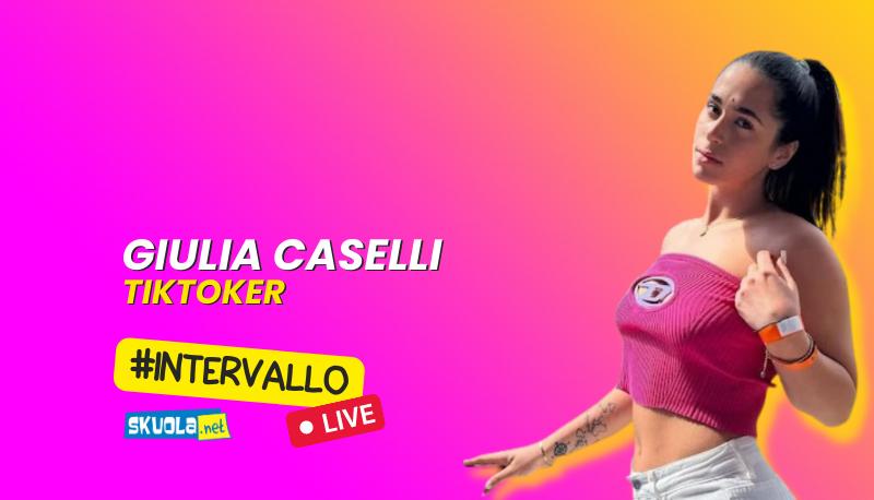 giulia caselli ospite intervallo