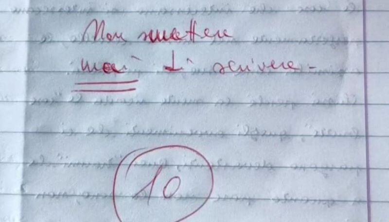 Prof mette 10 al tema di uno studente e commenta di non smettere mai di scrivere