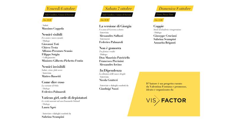 programma sorrento d'autore